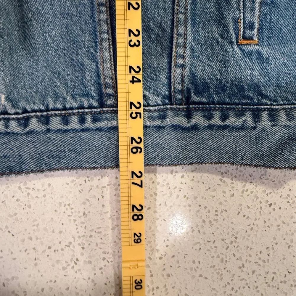 Vintage Levi Strauss Signature Men’s XL Denim Trucker Jacket Distressed 90s Y2K